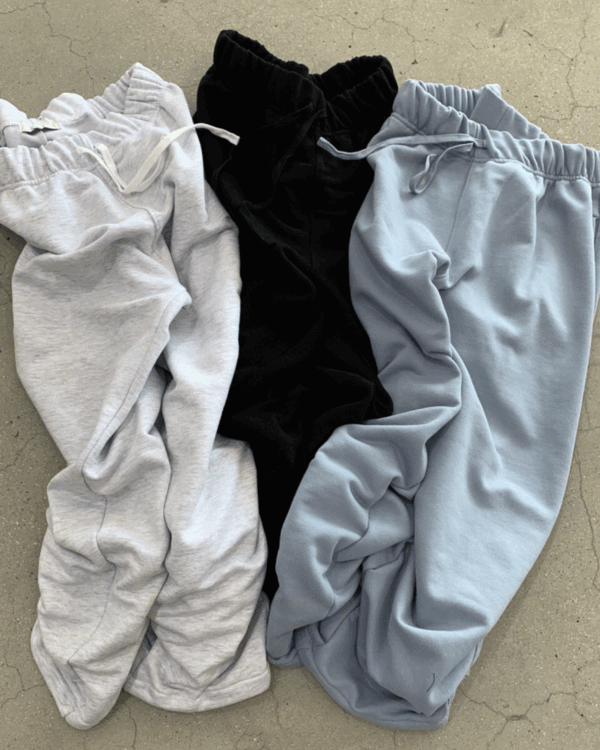 Grace basic sweat pants (3color)