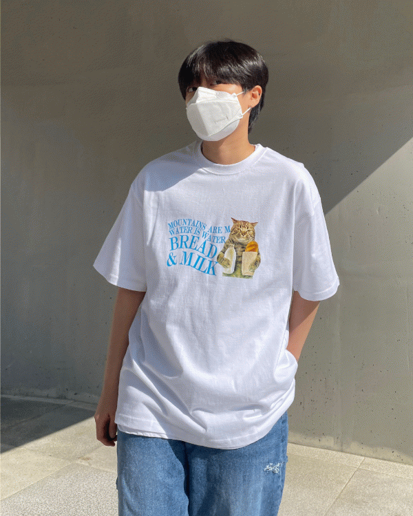 Hungry cat T-shirt (2color)